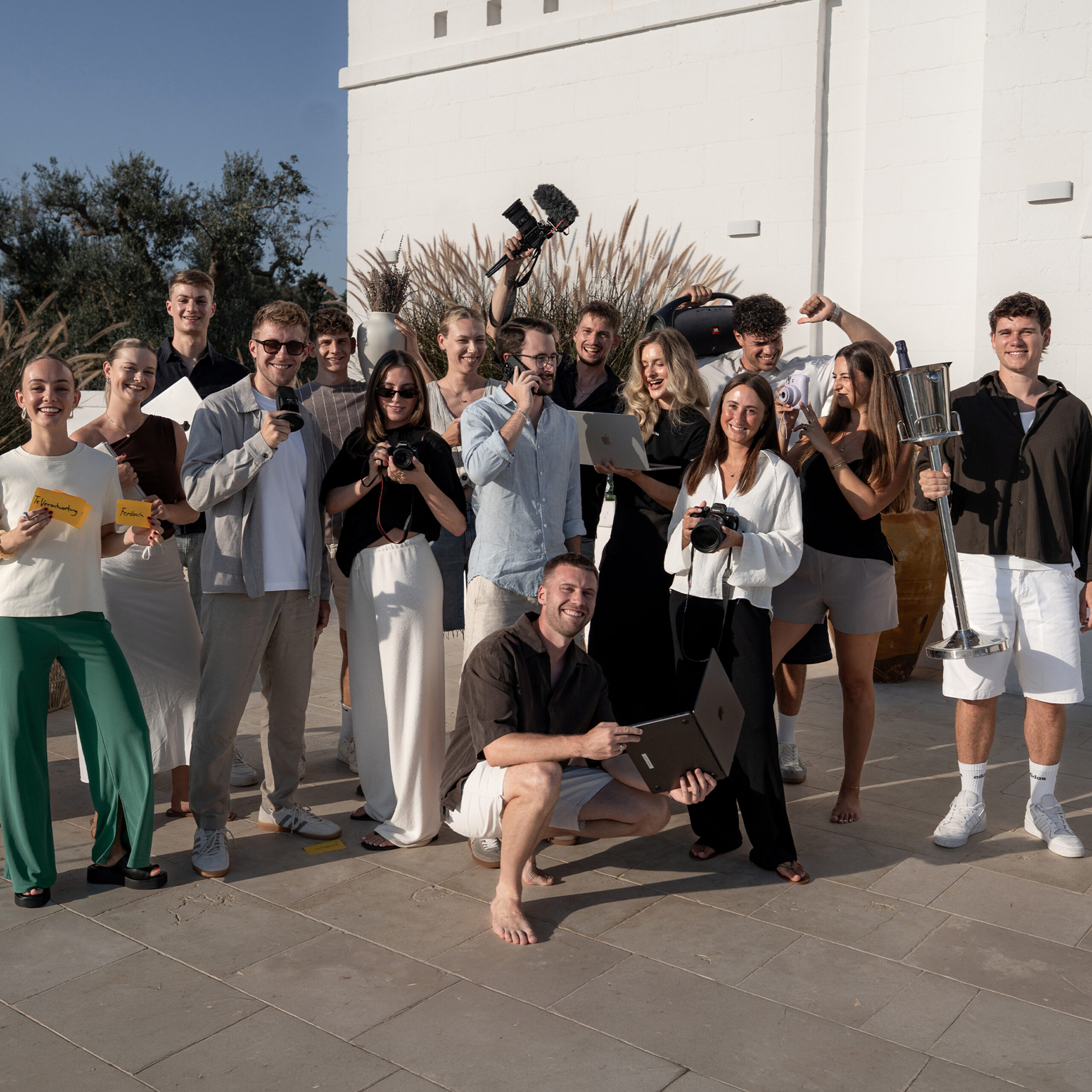 Das moveUP Media Team bei der Workation 2026