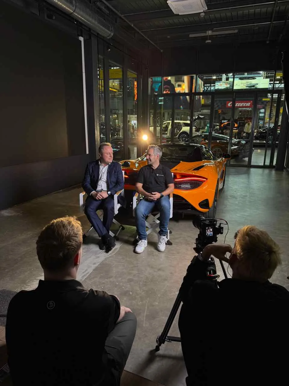 Behind the Scenes beim DTM-Dreh