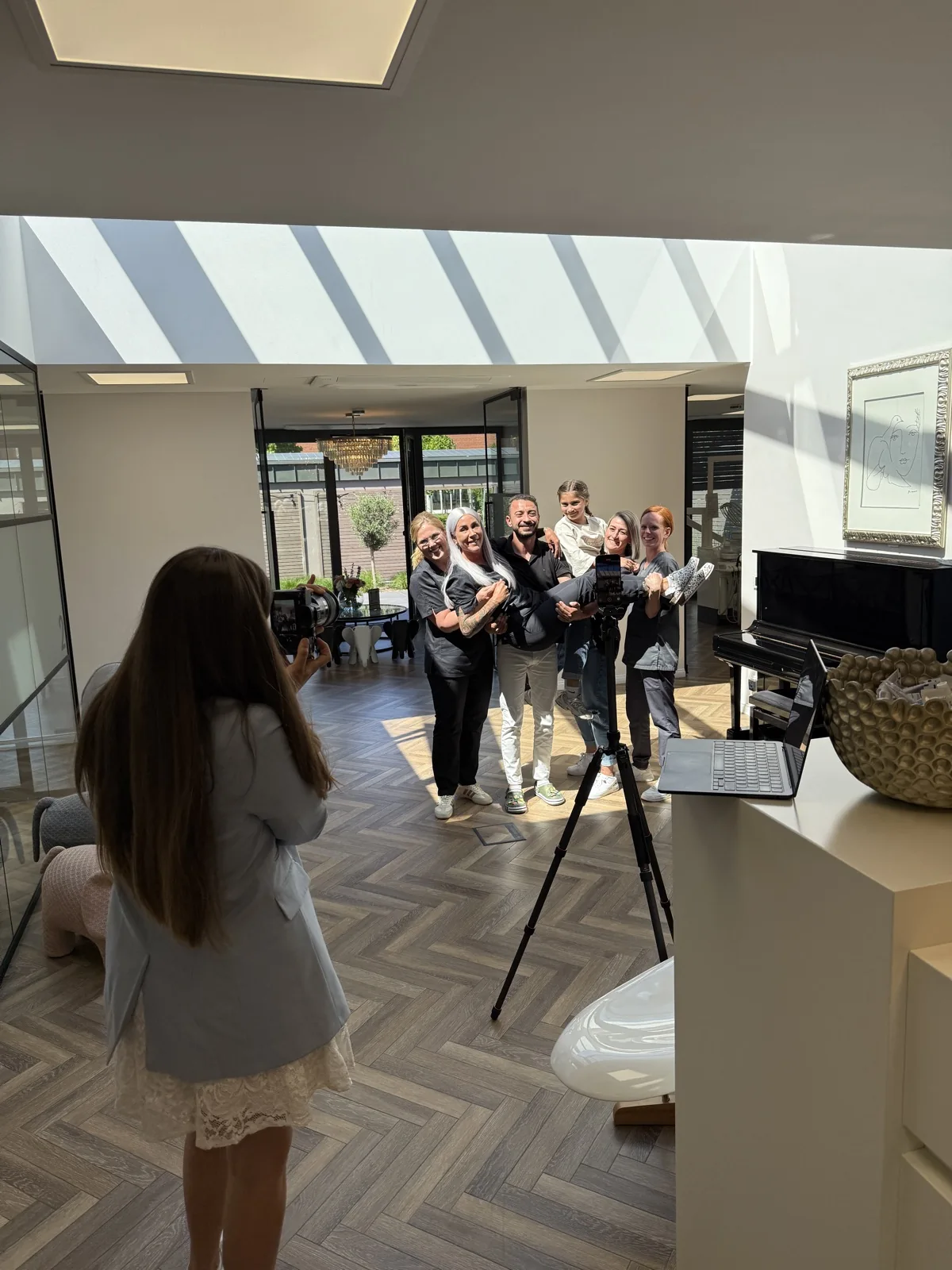 Content-Produktion vor Ort beim Kunden